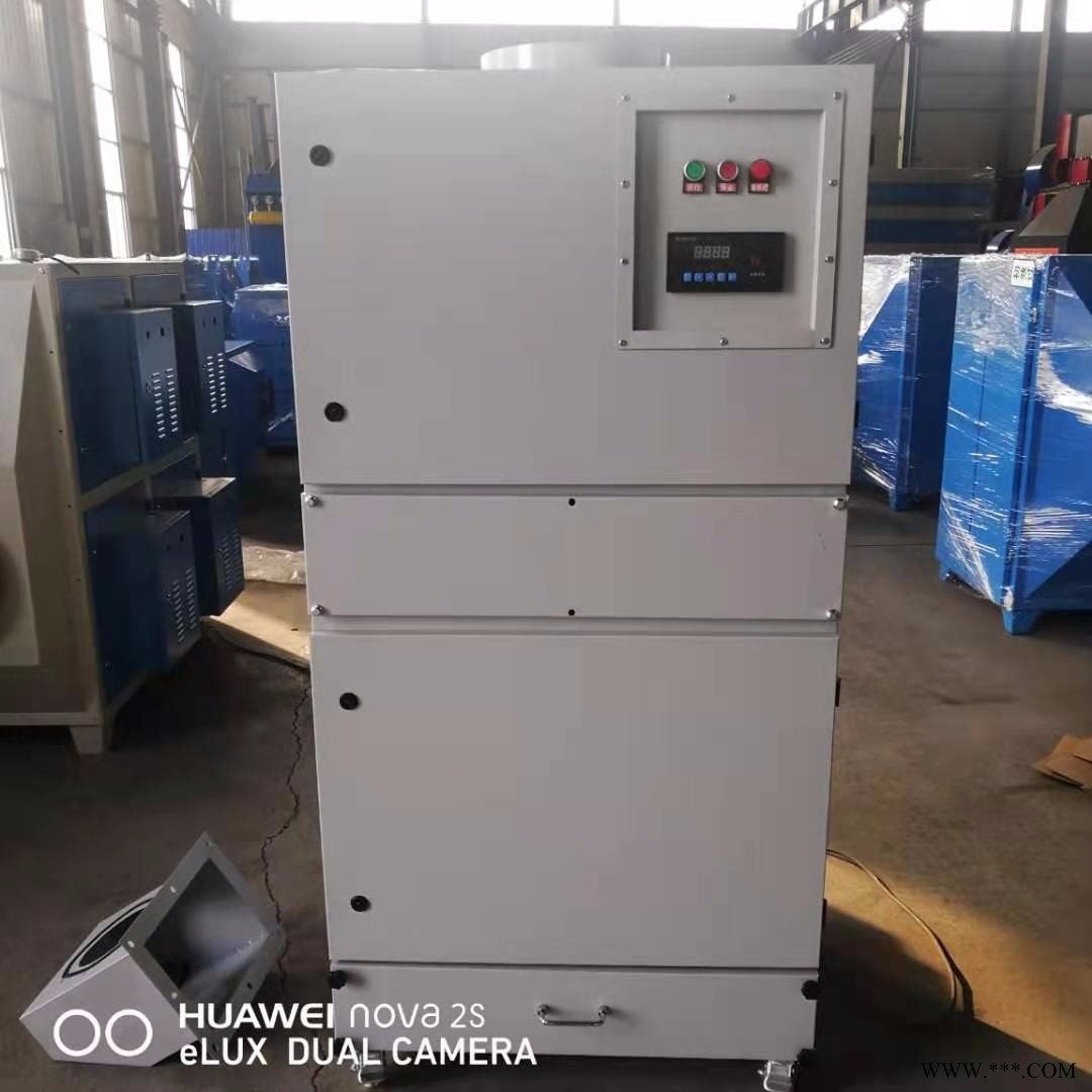 嘉志环保 定制焊烟除尘滤筒除尘器 移动滤筒除尘器 11kw电机滤筒除尘器 沧州志嘉环保图1