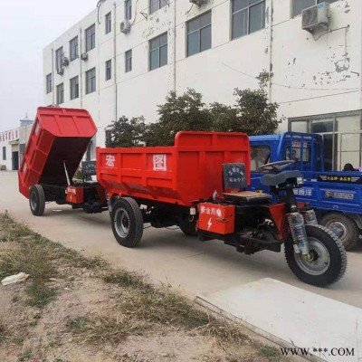 加强型三轮车 电动工程三轮车 建筑工程车 5kw直流电机 宏图机械生产厂家