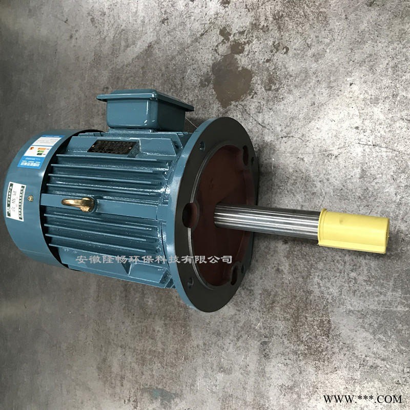 骏隆之畅850W防爆加长轴电机 耐高温加长型电机 0.85KW耐高温长轴电机 加长轴耐高温电机图1
