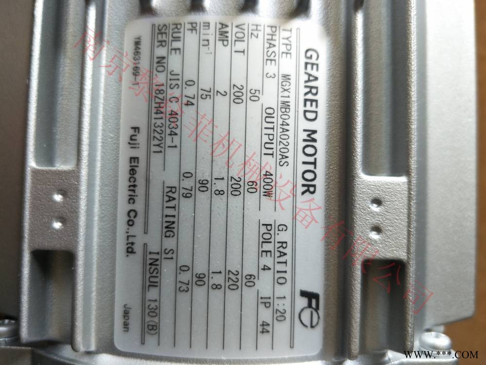 齿轮减速马达 富士fuji 直流电机 MGX1MB02W500AS-SS 进口原装图1