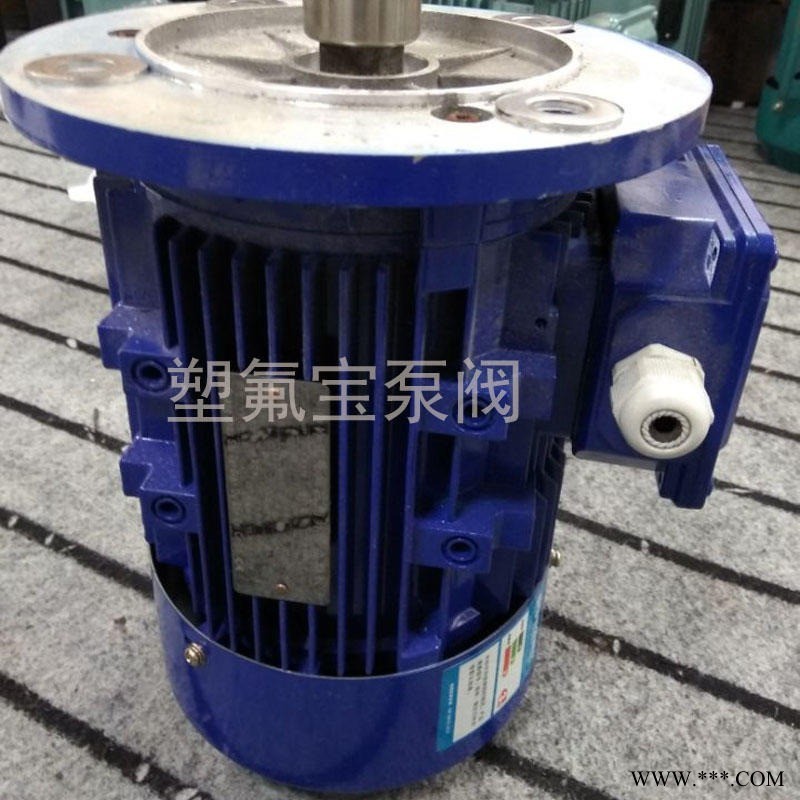 丹阳氟塑料泵 耐酸碱防腐蚀化工泵 塑氟宝同轴离心泵 塑宝国宝通用配件 SG40012马达 2.2千瓦电机 上海皖南电机图1