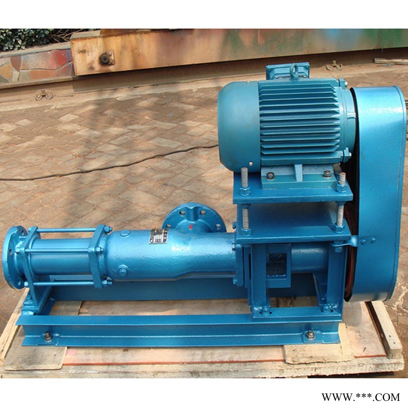 河北帕姆泵厂家 供应G型单螺杆泵G70-2P-W101可用皮带轮 电机带动输送物料不挑剔应用广泛图1