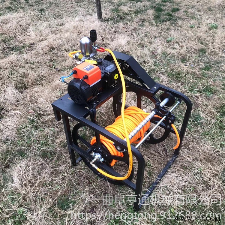 全自动电动打药机 新型小麦打药机 双电机打药机亨通图1