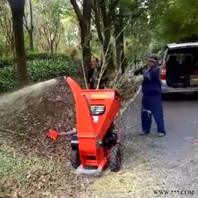 柴油188树枝树叶粉碎机 柴油树木碎枝机 电机树枝粉碎机助民
