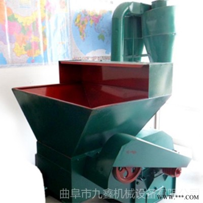 电机带花生秧粉碎机 自动喂料沙克龙除尘粉碎机 拖拉机带粉碎机型号
