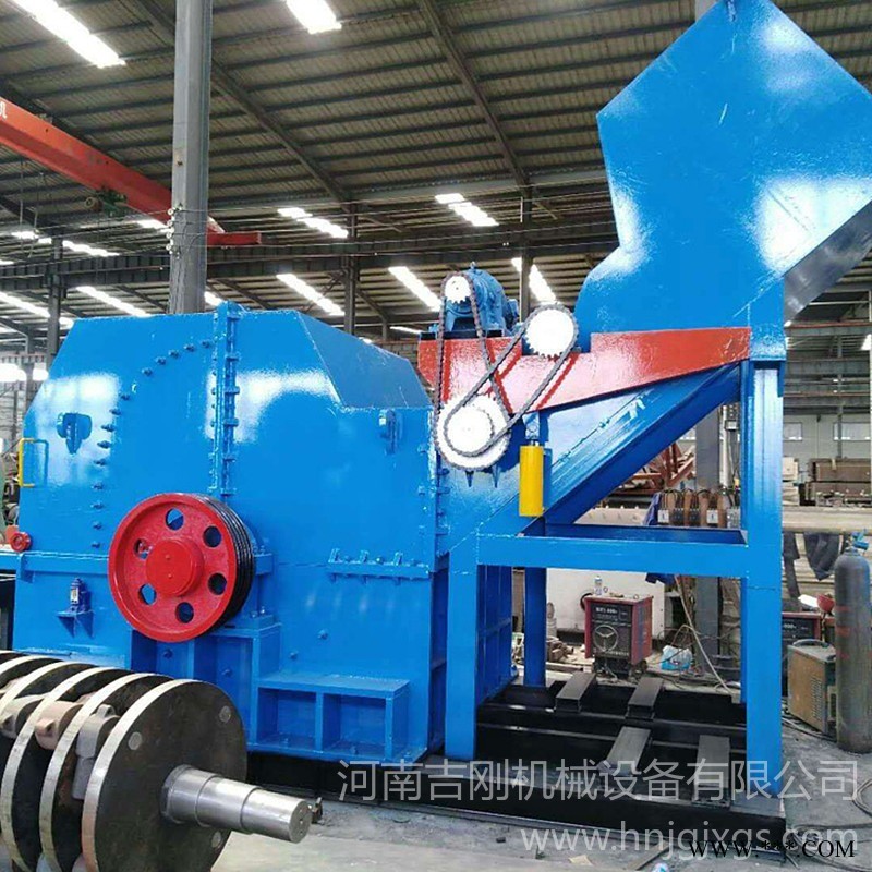 废旧电机破碎机 铜铁分离 金属粉碎机 废钢破碎分离机 吉刚1800型图1