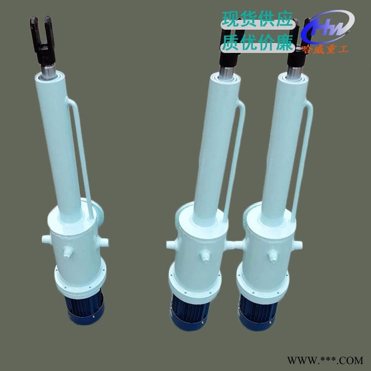 工厂定制直式电液推杆 DYTG型 0.75KW电机 微型液压推杆 哈威品牌图1