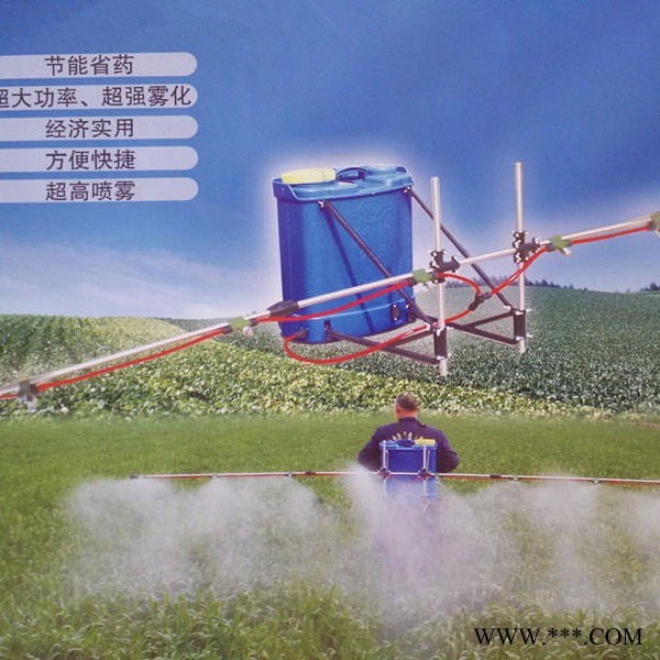 志成直供背负式智能电动喷雾器 双电机双泵高压农用打药机 20L多功能支架喷杆式喷雾机图1