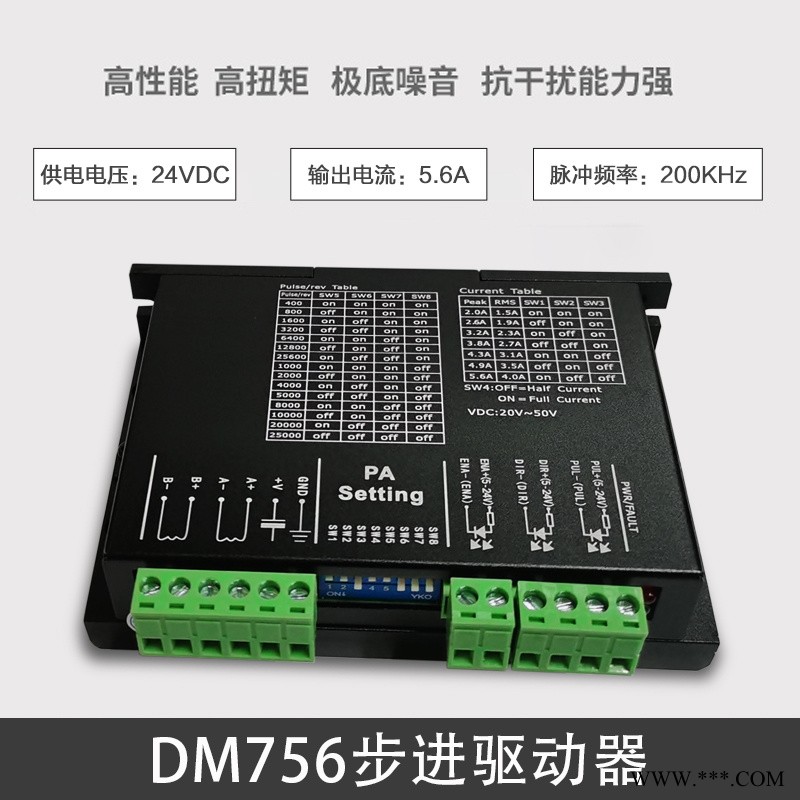 57/60步进电机驱动器DC24V直流驱动器图1