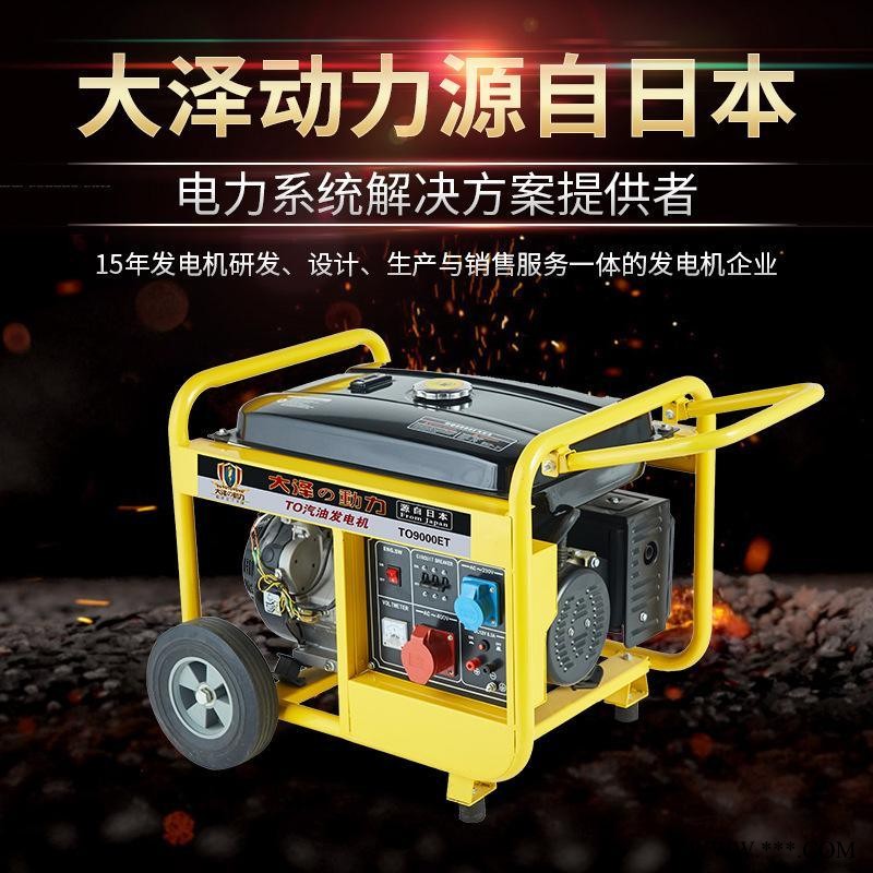 大泽动力8KW汽油发电机TO9000ET图1