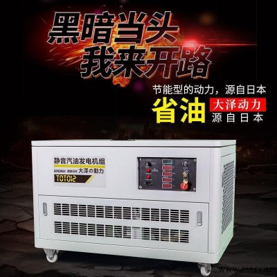 大泽动力12KW静音汽油发电机TOTO12