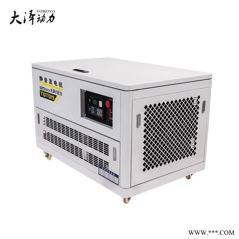大泽动力12KW静音汽油发电机TOTO12 三相380V 单相220V图1