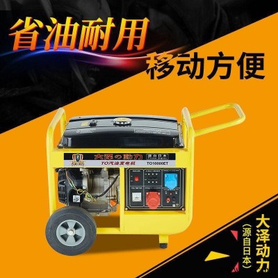 大泽动力9KW汽油发电机TO10000ET