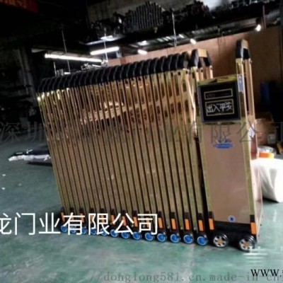 【东龙门业】无轨伸缩门 电动门电机 水晶门片