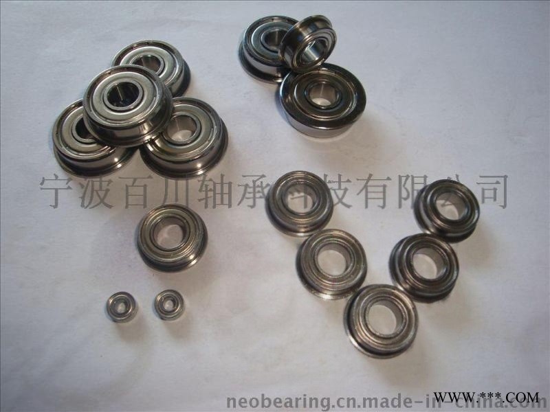 F698ZZ F698-2RS 超精密微型法兰轴承图1