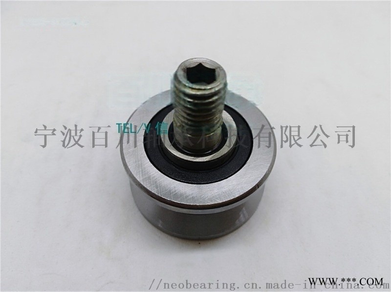 SLV202-40ZZ 不锈钢V槽导轨滚轮轴承图1
