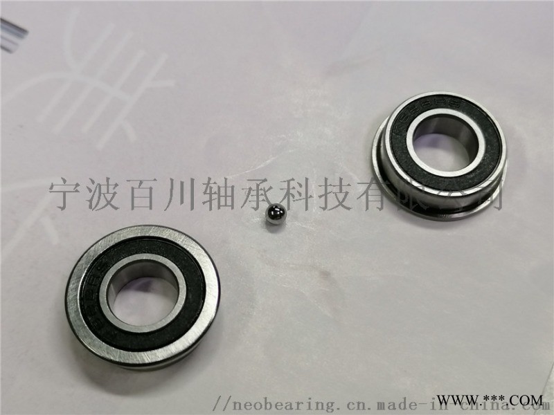 F688开式法兰轴承 完整尺寸参数图1