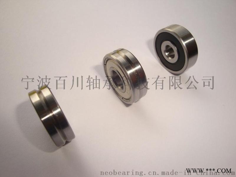 608ZZ 外圈V槽非标轴承 槽深&槽宽？图1