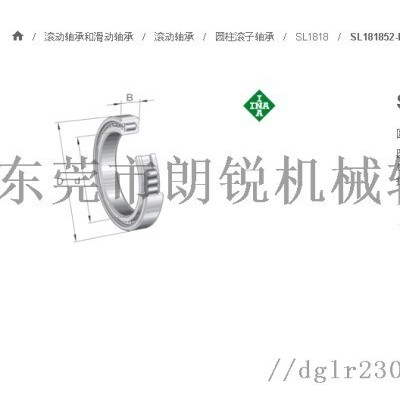 代理德国INA轴承SL181852-E