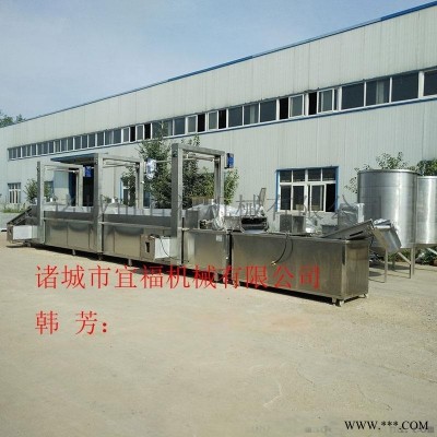 全自动甜甜圈油炸生产线价格