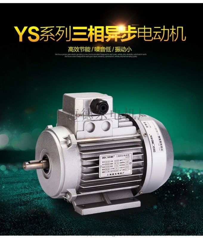 德东电机厂价直销YS6314 0.12KW图1
