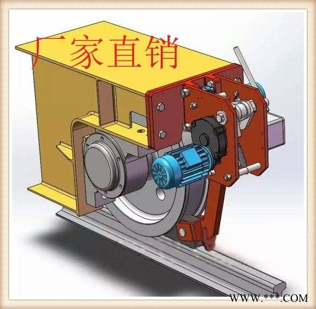 DFX-700/80电磁电机防风铁楔，龙门，门座起重机  防风装置图1