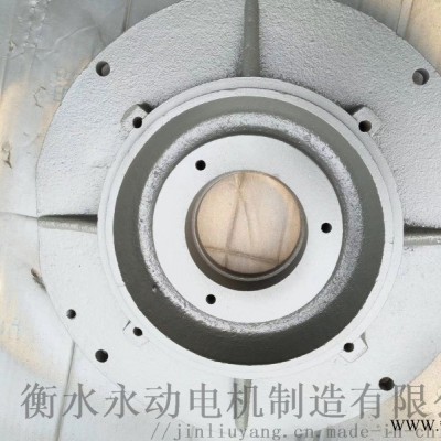 河北电机厂YCT调速电机配件YCT112实心盖端盖