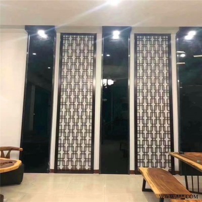 枫叶酒店隔断铝屏风厂家 维也纳酒店拉丝铝屏风隔断