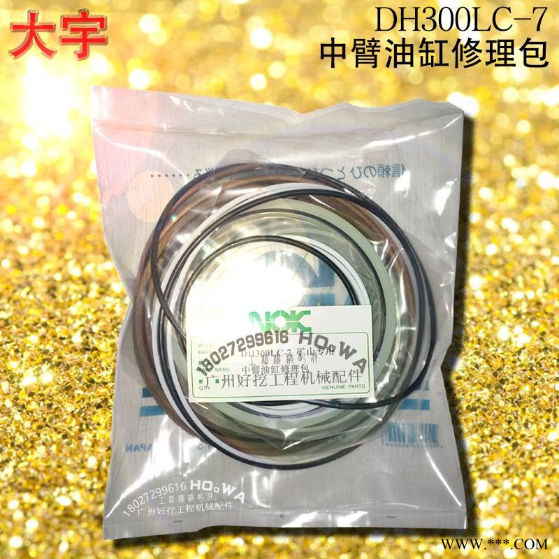 DAEWOO/大宇DH300挖机二臂油缸油封_大宇300中臂油缸油封_大宇300中泵油封_图1