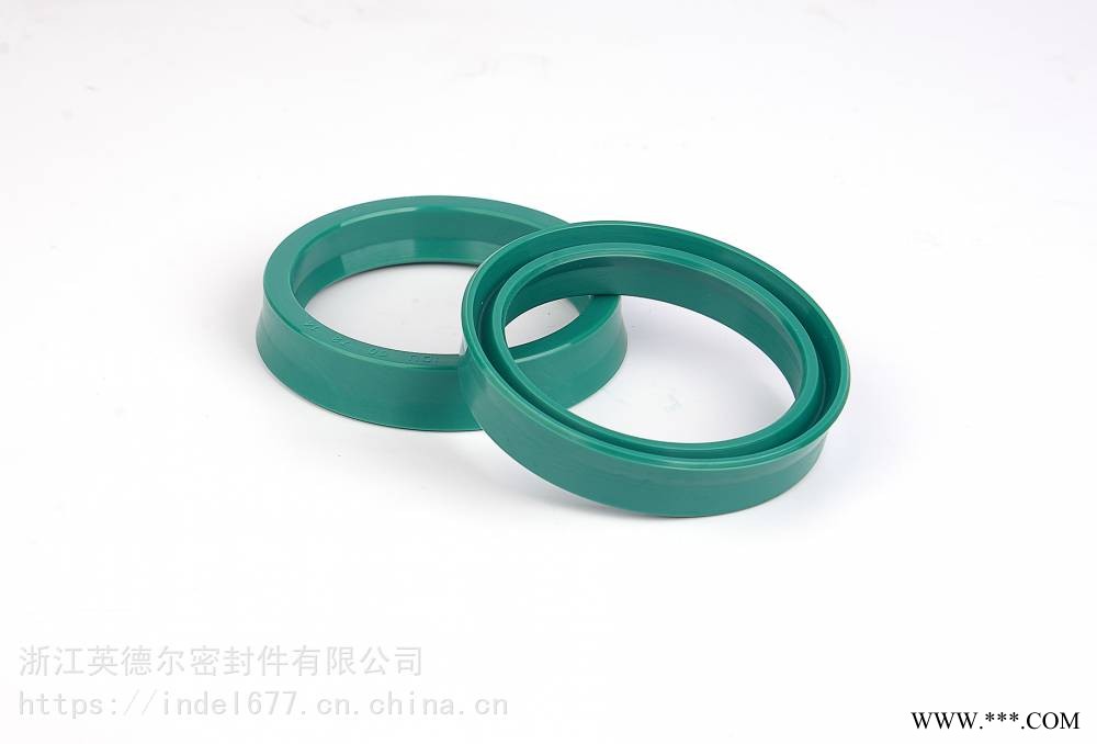 IDU活塞杆密封系列耐磨密封圈液压油封进口料绿色密封件图1
