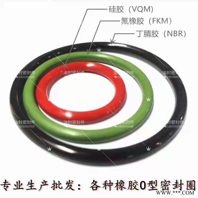 氟胶o型圈耐高温胶圈耐油耐磨防水O型密封圈丁晴硅胶氟橡胶油封图1