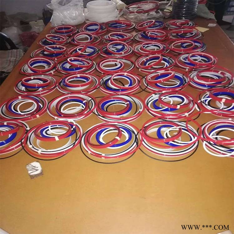 液压支架油缸油封 组合密封件鼓型圈 四氟密封圈 煤机密封定做厂图1