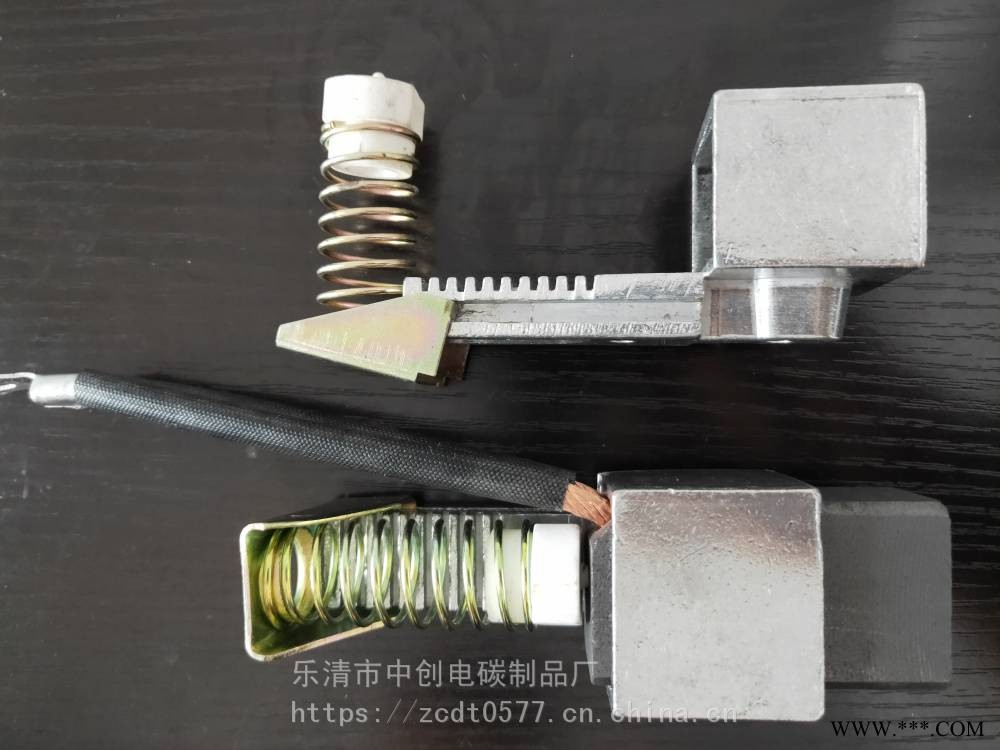 供应福建省三明市上海摩根材料碳刷JR电机碳刷架直插型铜刷架25*32刷盒刷握卡簧恒压簧图1