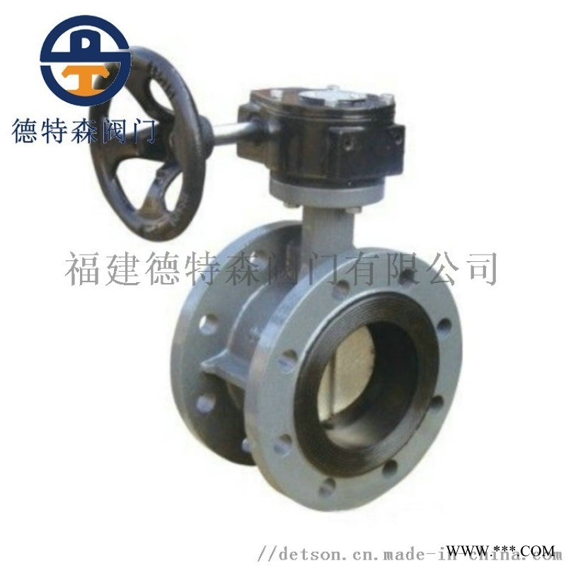 蜗轮法兰蝶阀D341X-10C-16C图1