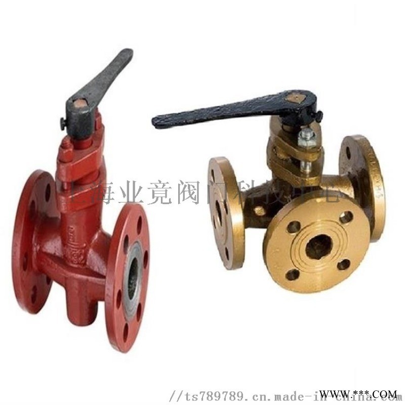 船用法兰青铜铸铁填料旋塞GB/T593-1993图1