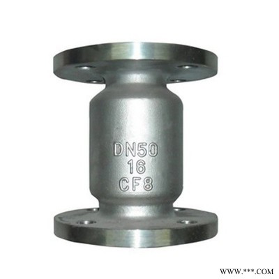 中鼎H42W立式法兰止回阀DN100