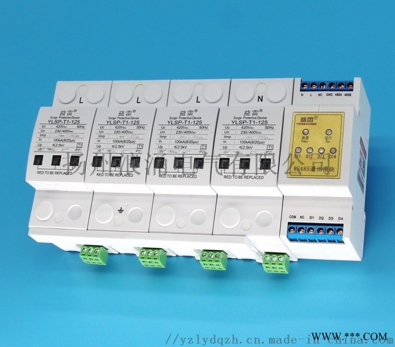 1级浪涌保护器100KA带RS485接口图1