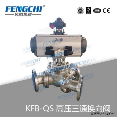 粉体三通换向阀 45°右向 高压换向器 FENGCHI/风驰泵阀