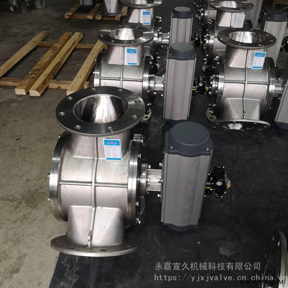 广东气动输送换向器三通换向球阀专业生产图1