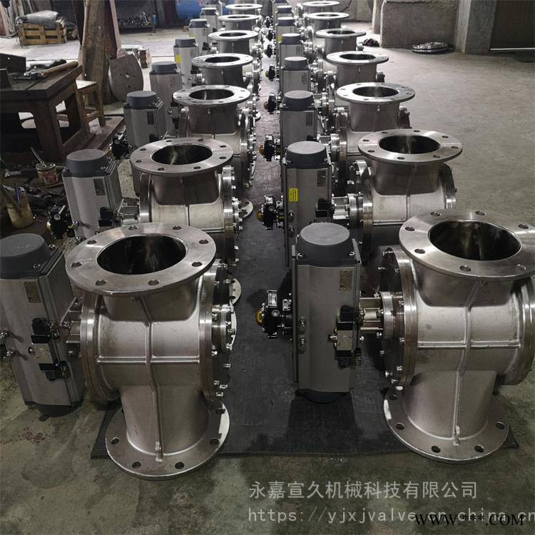 青海粉体三通换向阀三通换向器厂家直销图1