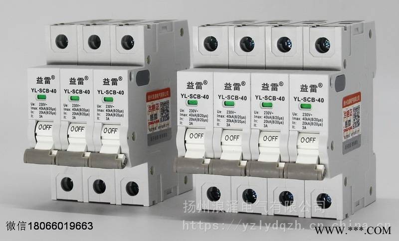 T08/80E1后备保护器益雷产品对应的型号YL-SCB-80/4P图1