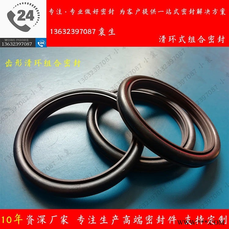 BAUERS旋转轴用齿形滑环式组合密封TB3-I  齿型轴封 发动机齿轮箱密封圈TB3图1