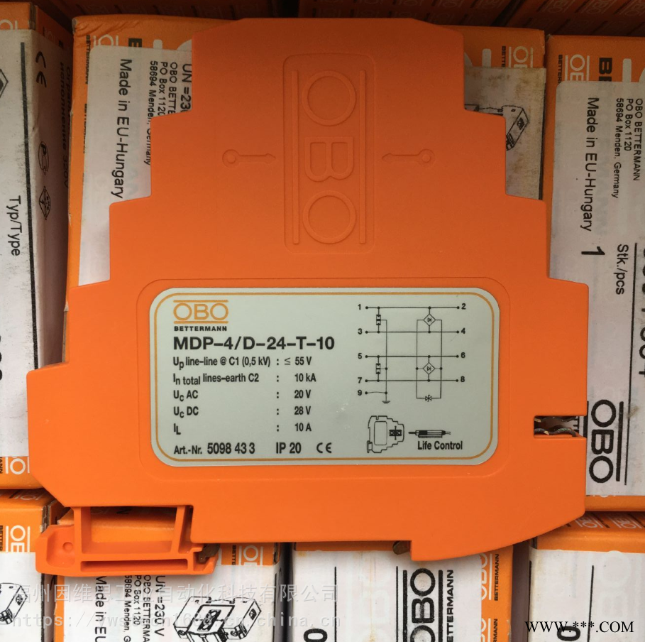 OBO防雷器5098411石油化工涌保护保护器MDP-4/D-5-T促销图1