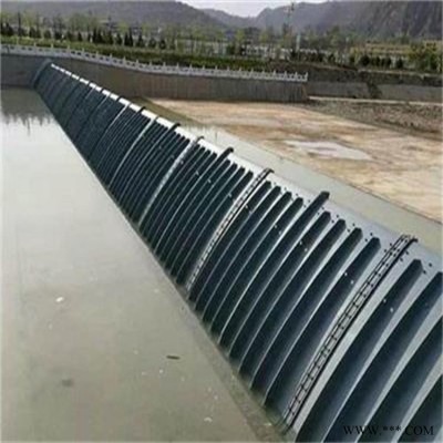 液压钢坝厂家 钢坝液压坝 液压钢坝闸 底轴液压钢坝 浩川 可定制