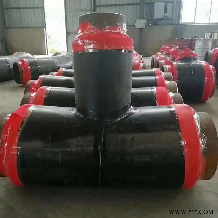 尚鸿 黄夹克聚氨酯直埋保温管 蒸汽钢套钢预制直埋保温管 钢套钢直埋蒸汽管图1