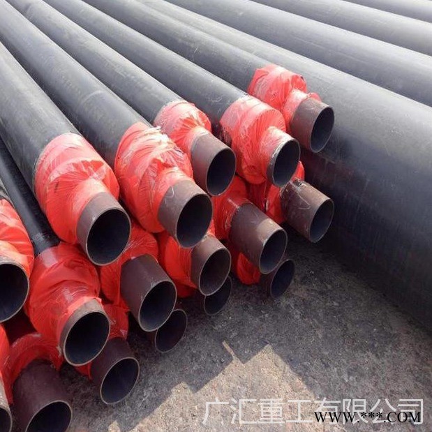 广汇重工 聚氨酯直埋保温无缝钢管 塑套钢直埋保温管 直埋式塑套钢保温管图1