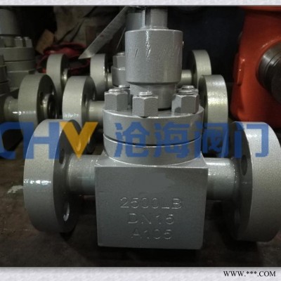 CHV沧海CHZF43F101-420锻钢平板闸阀/超高压平板闸阀/法兰式锻钢平板闸阀/锻钢手动平板闸阀/高压锻钢平板阀