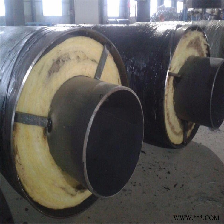 钢套钢蒸汽保温管厂家 钢套钢岩棉保温管厂家 钢套钢预制直埋保温管厂家 外滑动钢套钢保温管厂家含税包邮图1