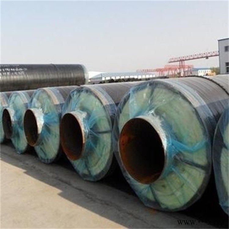 钢套钢蒸汽保温管 钢套钢直埋蒸汽管 钢套钢直埋蒸汽管 蒸汽管道钢套钢预制保温管图1