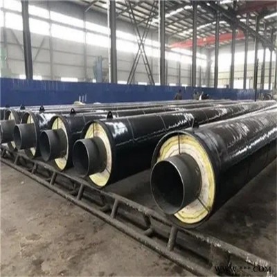 耐高温钢套钢蒸汽保温管 地埋钢套钢蒸汽保温管  塑套钢直埋保温管 蒸汽管道钢套钢预制保温管